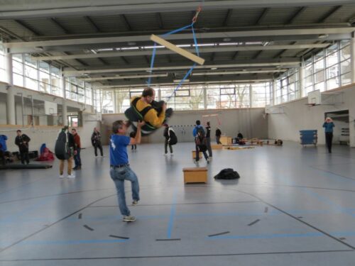 Notschirm&shy;wurftraining